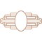 Ekena Millwork Elizabeth Wood Fretwork Prcd Ceiling Medallion, Cherry, 30"W x 15"H x 8 1/4"IW x 14 1/4"IH x 1/4"T CMWP30X15X0250EBCH - alternate 3